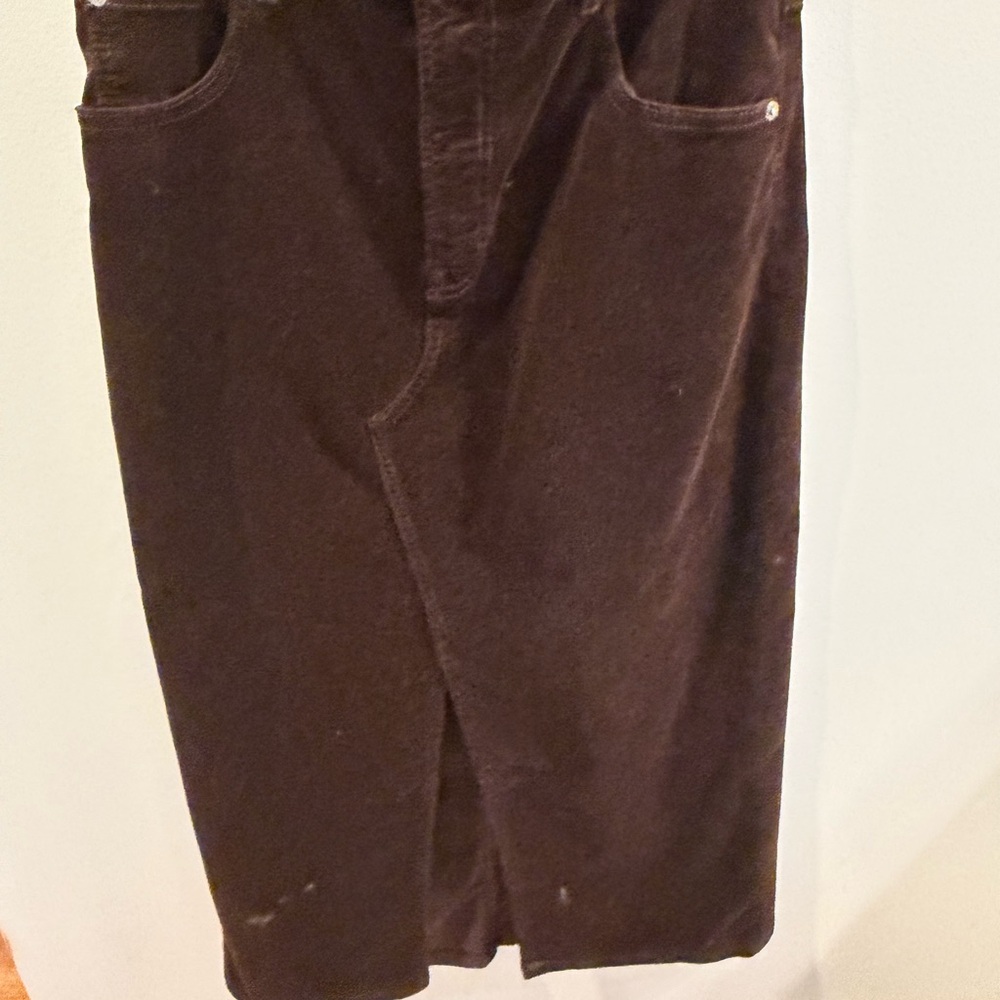 Frame Denim Women’s BrownCorduroy midi skirt